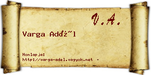 Varga Adél névjegykártya